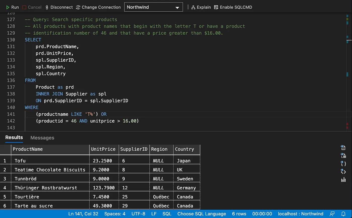 Using logical operators