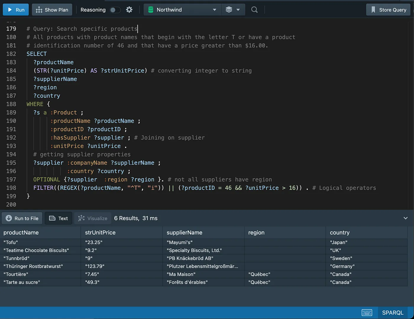 Using logical operators