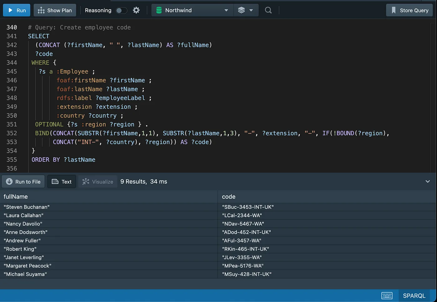 Column alias and string concatenation